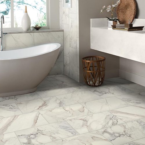 Bathroom Porcelain Marble Tile - Floorco of Rochester in Rochester, MN