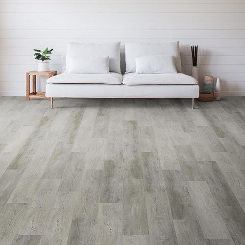 Living Room Gray Luxury Vinyl Plank - Floorco of Rochester in Rochester, MN